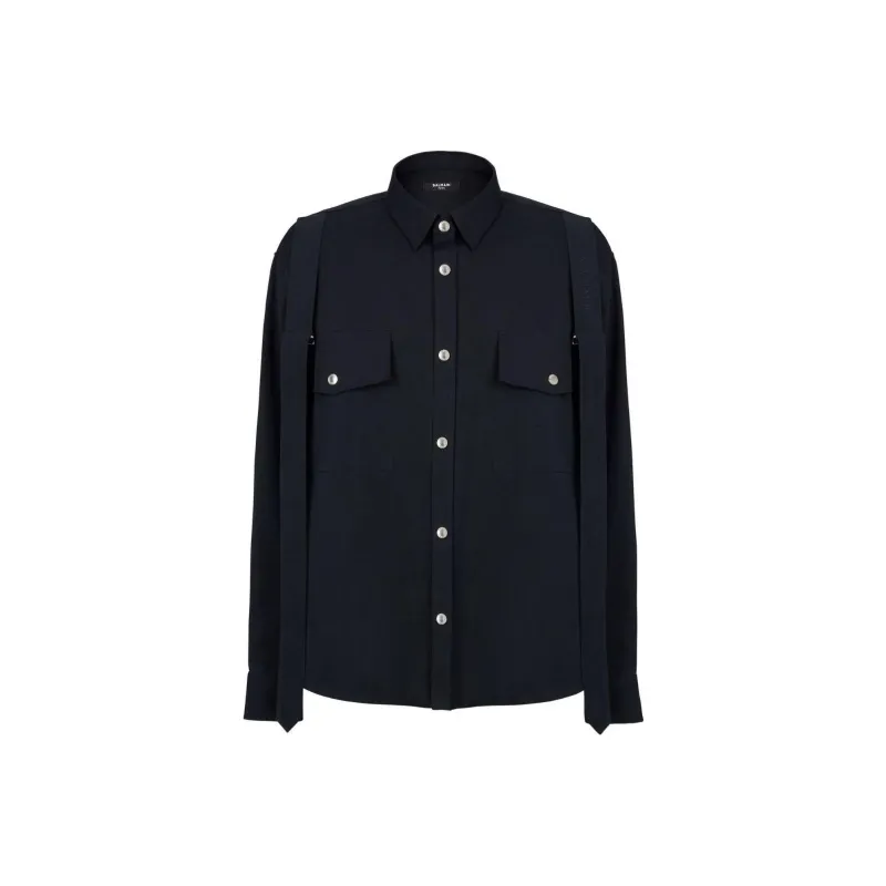 BALMAIN Chest Flap pocket Detail Shirt-0