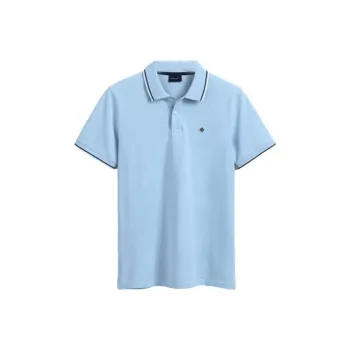 GANT Polo Shirts Men Sky Blue
