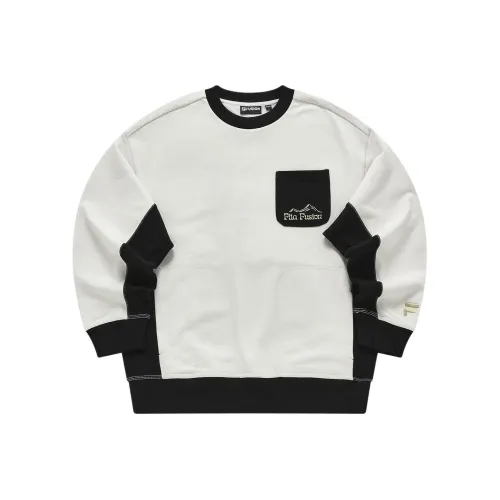 FILA FUSION Sweatshirt Unisex Warm Beige