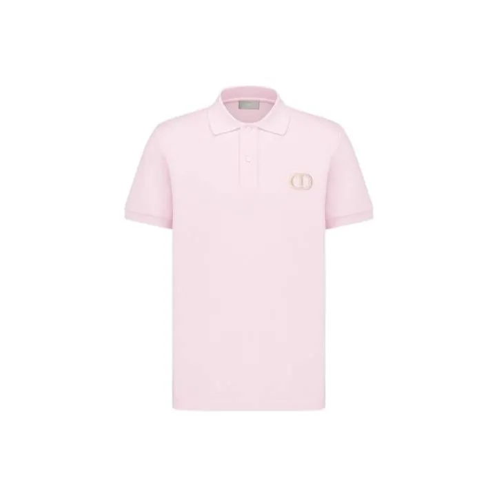 DIOR FW22 Polo Shirt Men's Pink-0