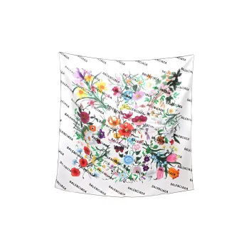 GUCCI Silk Silk Scarves Women's Multicolor