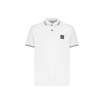 STONE ISLAND Compass motif Polo Shirt