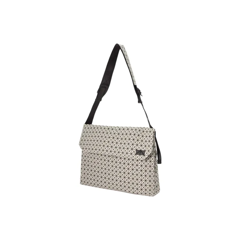 ISSEY MIYAKE Kuro Polyurethane Crossbody Bag, Shoulder Bag Unisex Sandy Beige-1