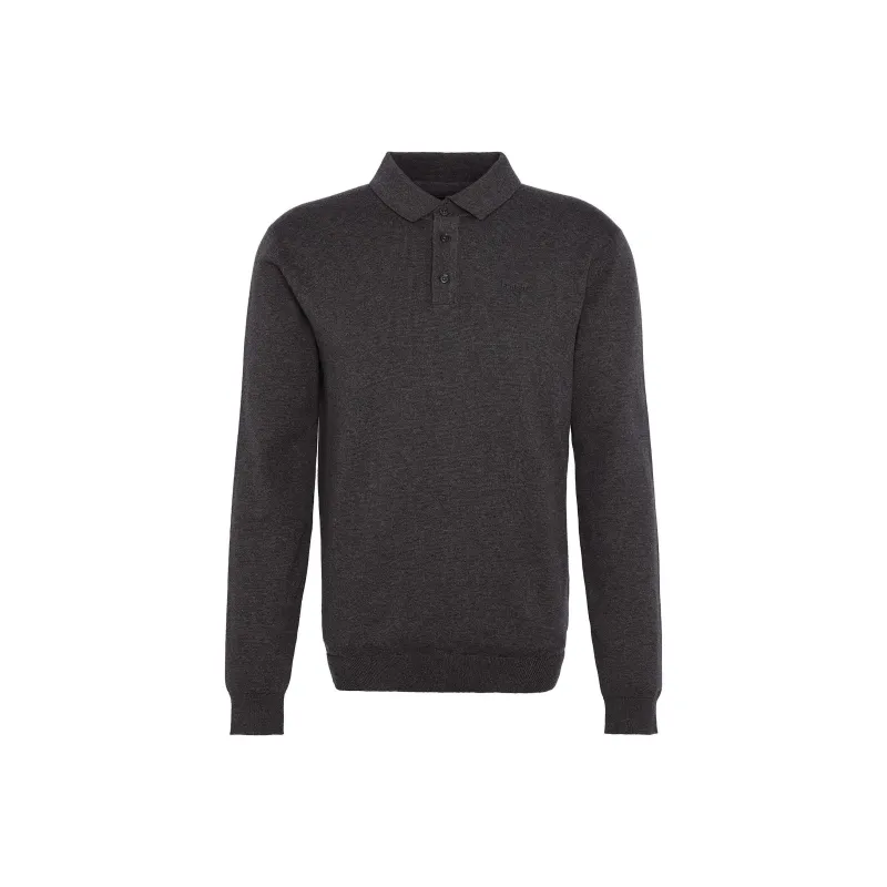 BARBOUR Polo Shirt Men's Charcoal Black-0