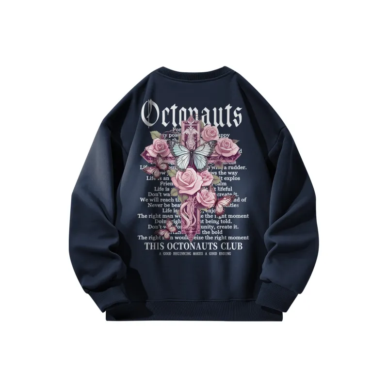 Small Columns Under The Sea Sweatshirt Unisex-2