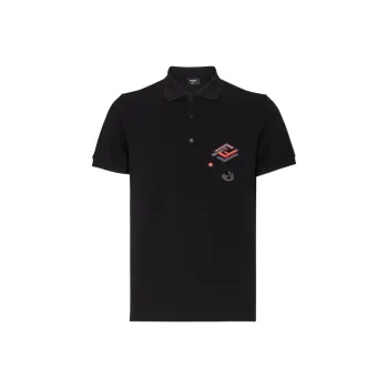 FENDI FW22 Polo Shirt Men's Black