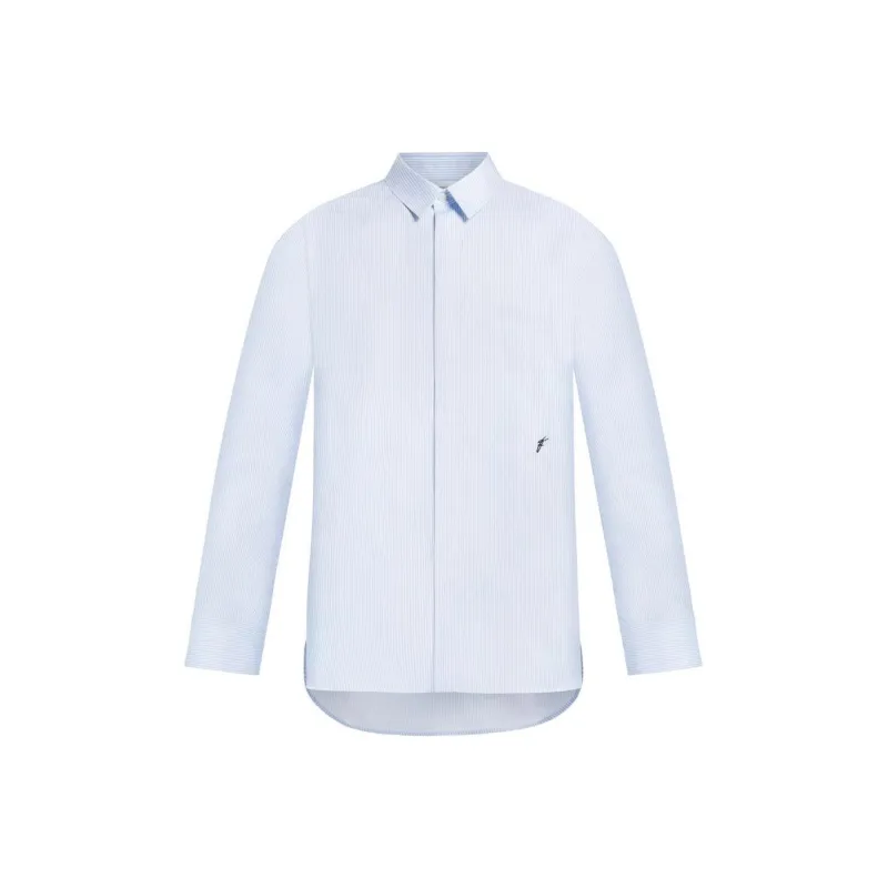 Ferragamo Striped Cotton Shirt-0