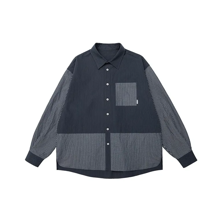 URBAN STANDARD Shirt Men's Navy Blue-0