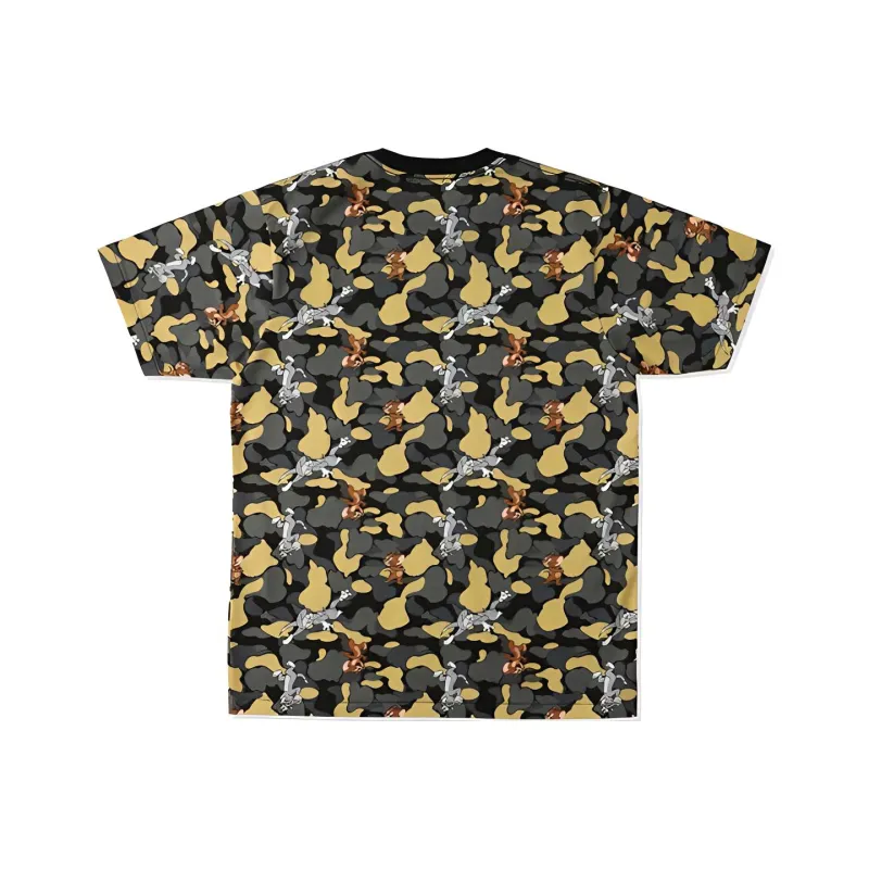 Bape X Tom And Jerry Camo Madison Avenu Tee-1