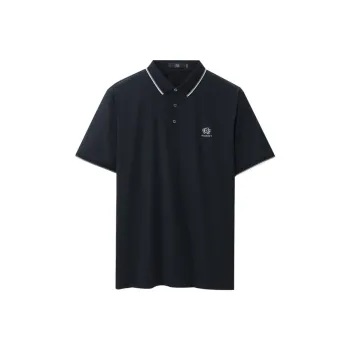HLA Polo Shirts Men Navy Blue S6