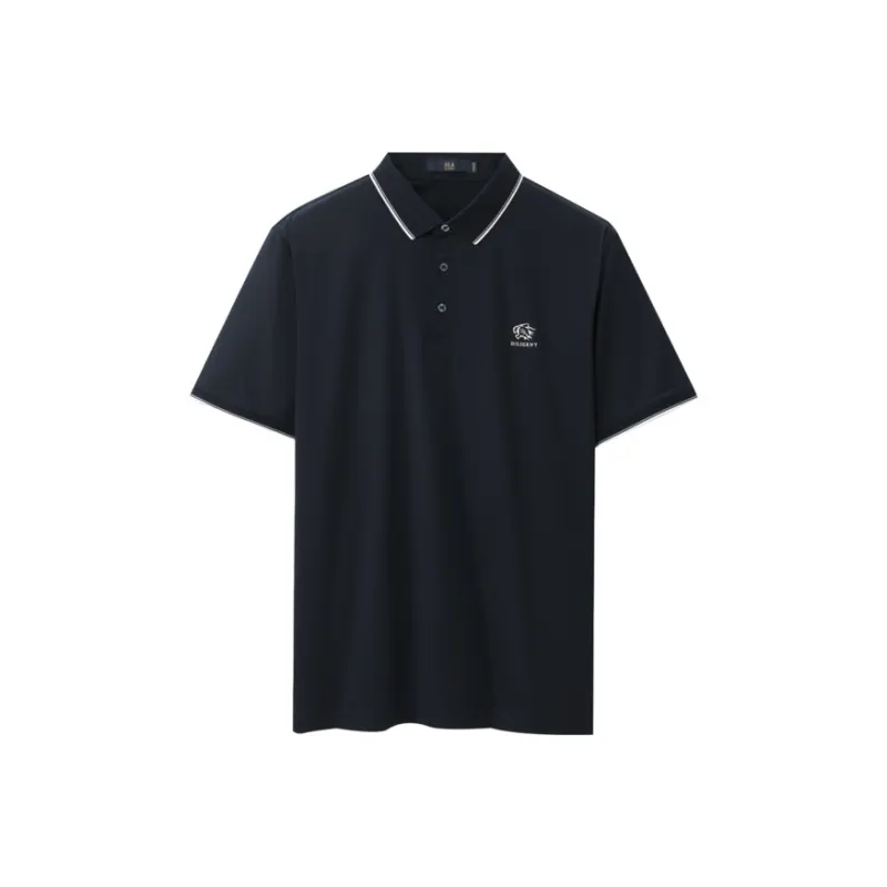 HLA Polo Shirts Men Navy Blue S6-0