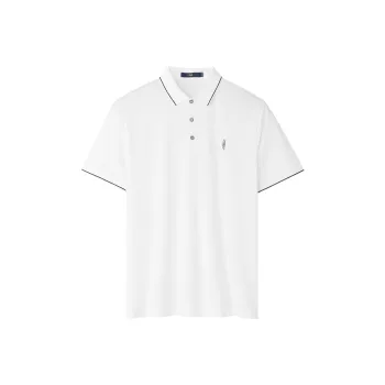 HLA Polo Shirt Men's Raw White 01