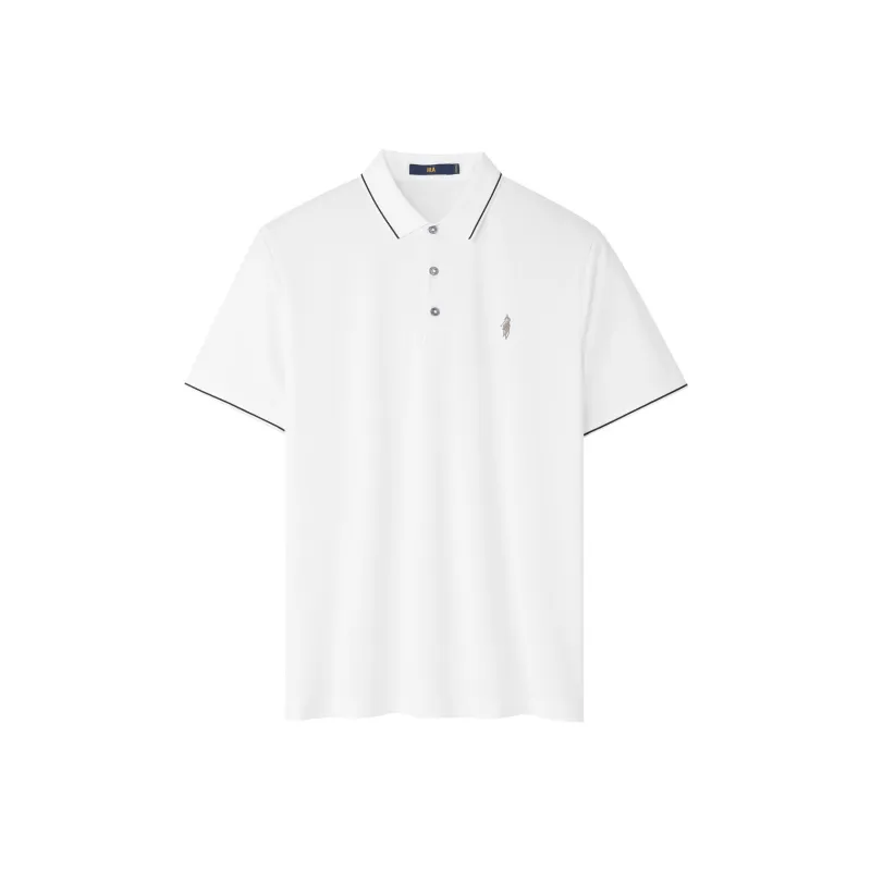 HLA Polo Shirt Men's Raw White 01-0