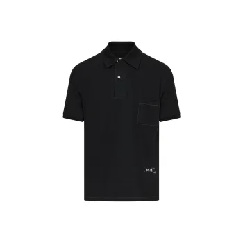 Maison Margiela Straight Hem Polo Shirt