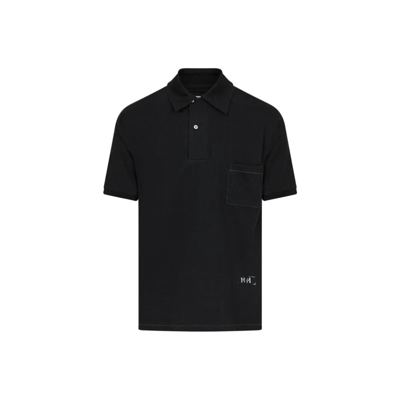 Maison Margiela Straight Hem Polo Shirt-0