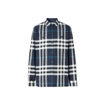 Burberry Night Check Twill Shirt