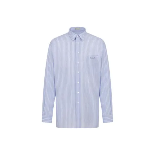 DIOR Shirts Men Blue