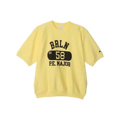 Champion SS24 Sweatshirt Men's Light Yellow