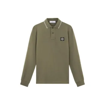 STONE ISLAND Piqué Polo Shirt