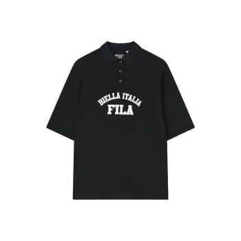 FILA Polo Shirt Unisex Jet Black