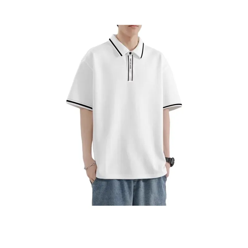 LiNing Polo Shirt Men's Standard White-0