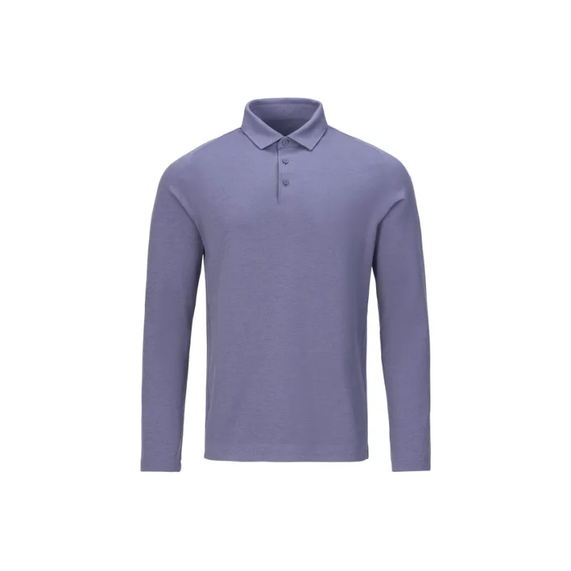 DESCENTE DUALIS Urban Commuting Long Sleeved Polo Shirt Men's-6