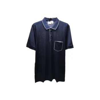 Ferragamo Polo Shirts Men Blue