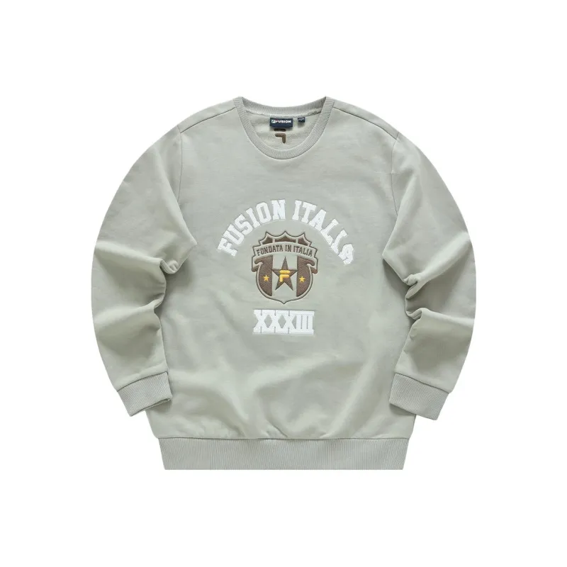 FILA FUSION LIFE Sweatshirt Men's Gray Duckling-0