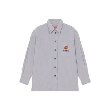 KENZO X Nigo Boke Flower Crest On Pocket Oversized Shirt