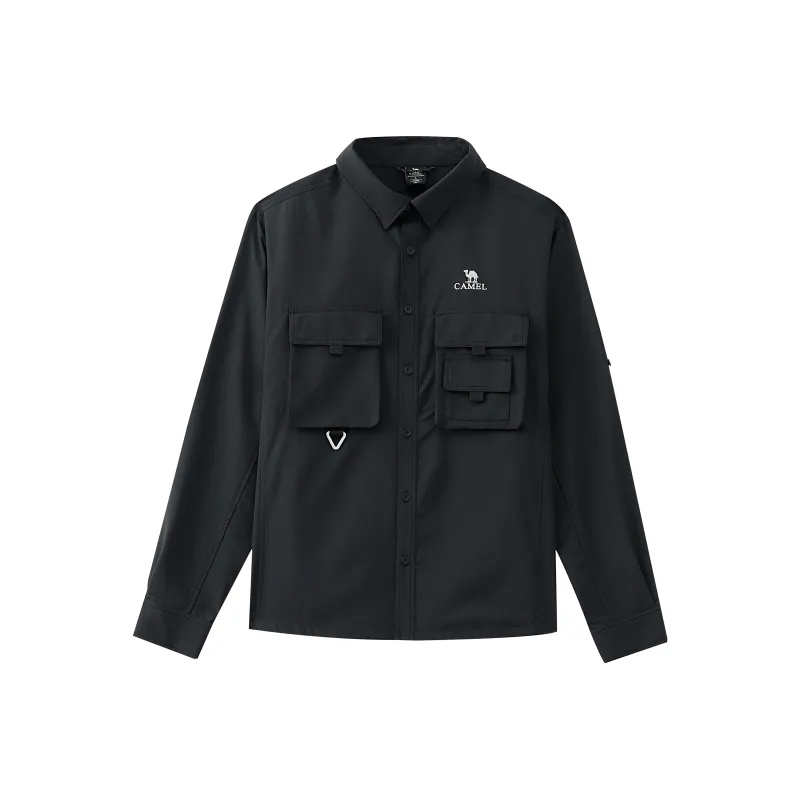 CAMEL Urban Function Series Shirt Spring And Summer Men's Phantom Black-0
