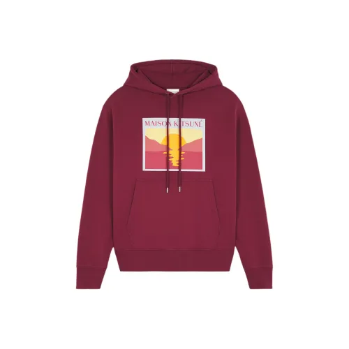 Maison Kitsune Sunset Postcard Drawstring Hoodie