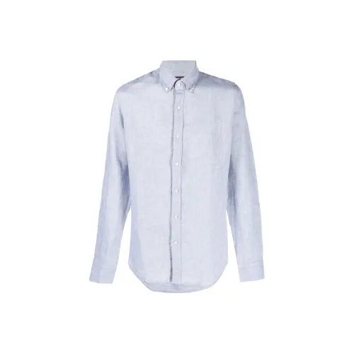 MICHAEL KORS Button down Collar Linen Shirt