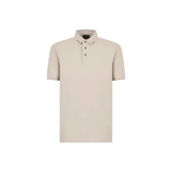 EMPORIO ARMANI Jersey Polo Shirt With Logo Collar