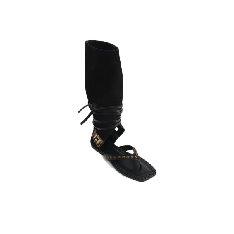 ZARA LIMITED EDITION Roman Sandals Women's Black-1