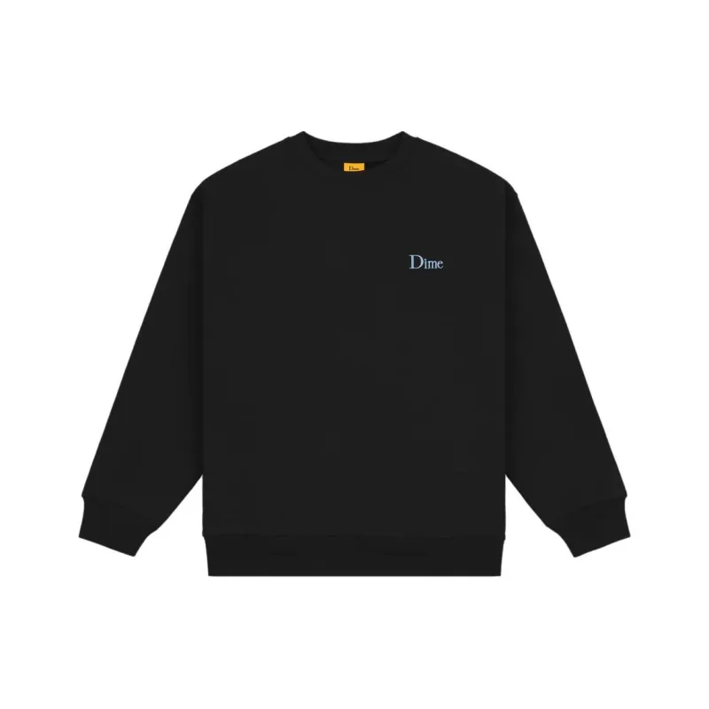 Dime MTL SS24 CLASSIC SMALL LOGO CREWNECK Sweatshirt Unisex-0
