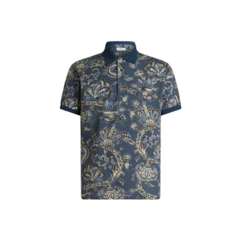 METROCITY Paisley Polo Shirt