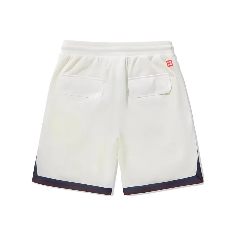 LiNing x BILLIONAIRE BOYS CLUB Casual Shorts Men's Ecru-1