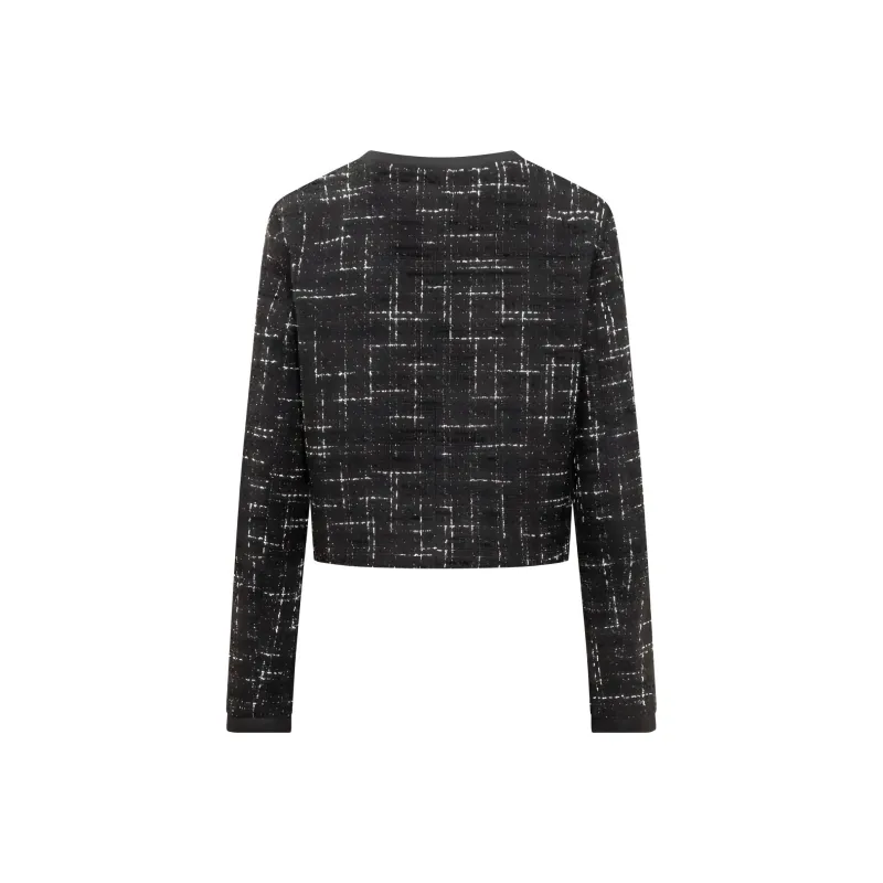 MSGM Button up Tweed Jumpsuit-1
