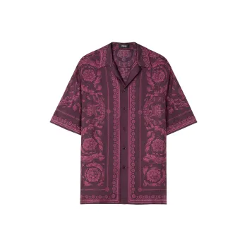 VERSACE Barocco Printed Short Sleeved Shirt