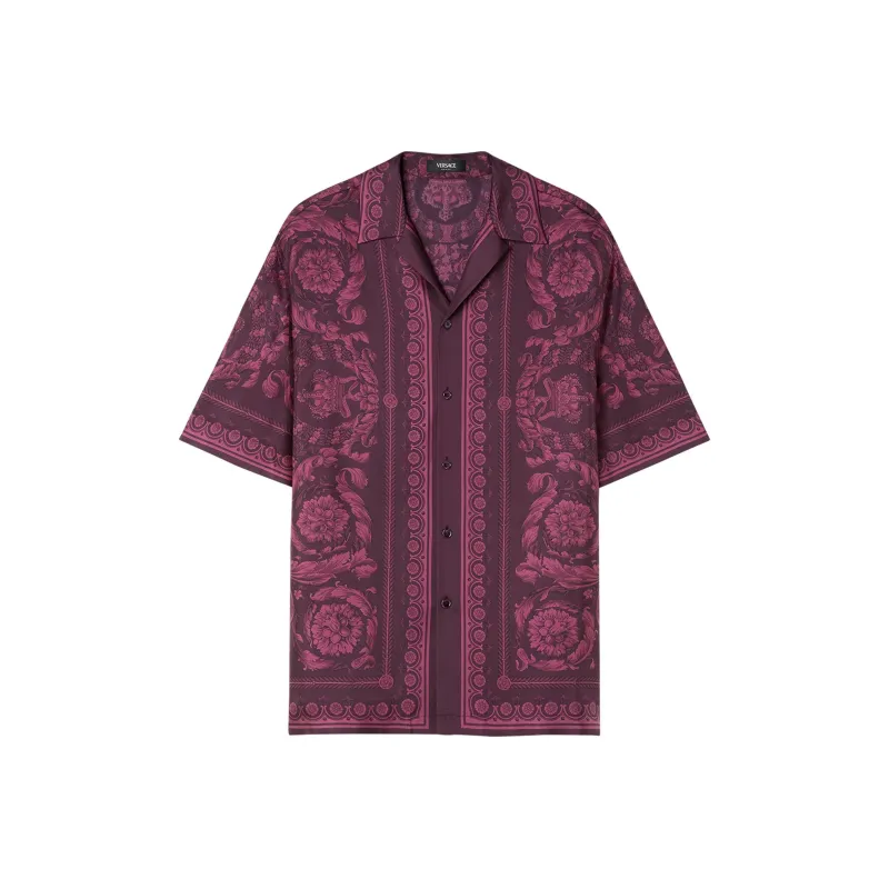 VERSACE Barocco Printed Short Sleeved Shirt-0