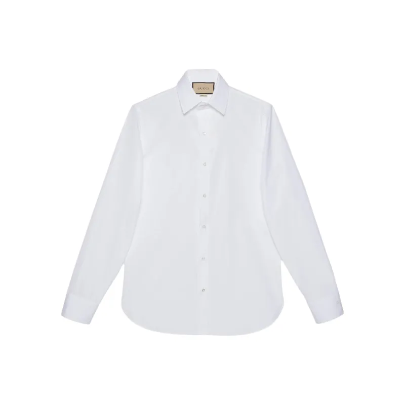 GUCCI Shirts Men White-5