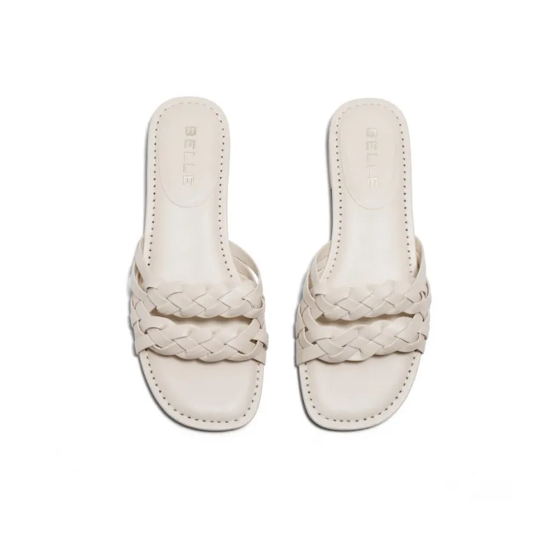 BELLE Rubber Sole Abrasion Resistant Quick Dry Slide Slippers Women's-2