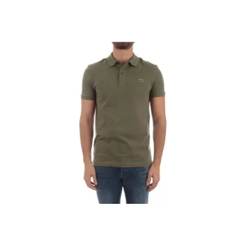 LACOSTE Polo Shirts Men Olive Green