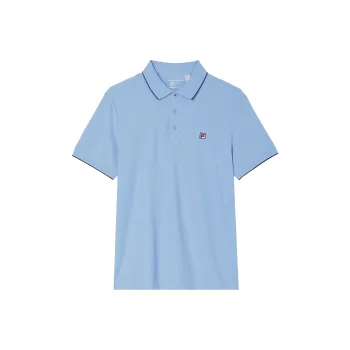FILA Polo Shirt Men's Light Bright Blue