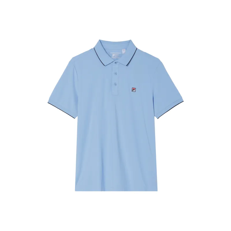 FILA Polo Shirt Men's Light Bright Blue-0