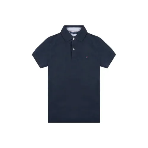 Tommy Hilfiger Polo Shirt Men's Navy Blue