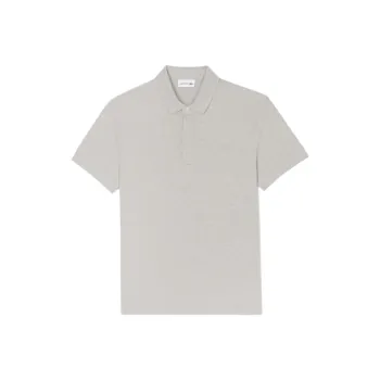 LACOSTE Polo Shirt Men's Light Gray