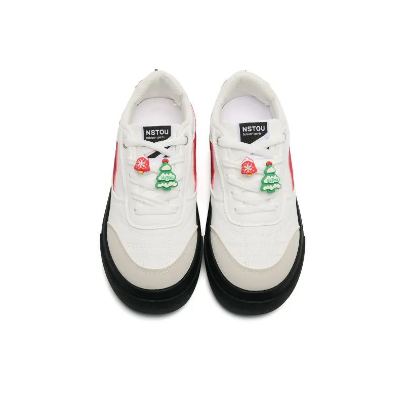 ABCIO Skateboard Shoes Women's Low Top One Bite Apple/One Sip Persimmon-3