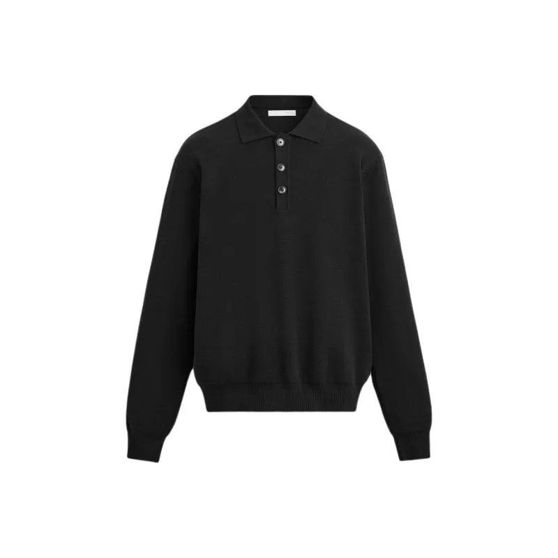 ZARA Polo Shirts Men Black-0