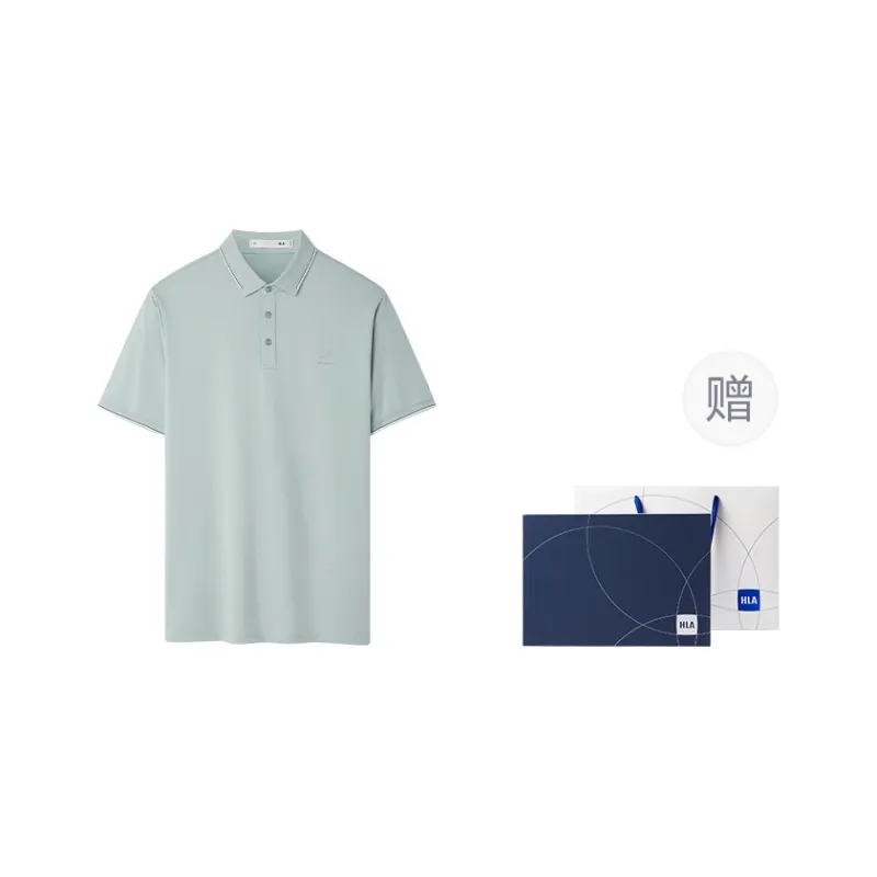 HLA Short Sleeved Polo Shirt Men's-15